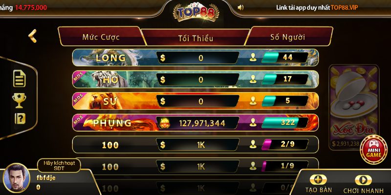 Đánh giá của người dùng sau khi thử sức trải nghiệm Top88