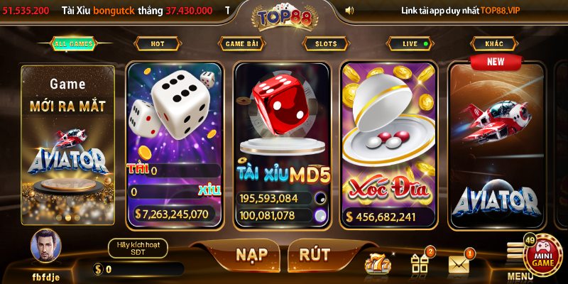 Kho trò chơi chất lượng, đẳng cấp nhất