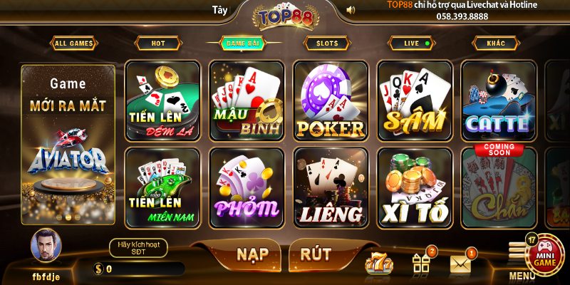 Siêu phẩm game bài đổi thưởng cập nhật đầy đủ các loại hình